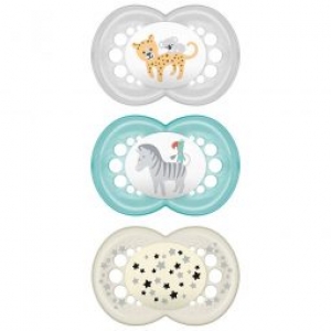 MAM Day and Night Pacifier Value Pack (2 Day + 1 Night Pacifier)